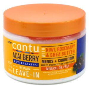 Cantu Acai Berry Revitalizing Repair Leave-In Cream- 12 oz